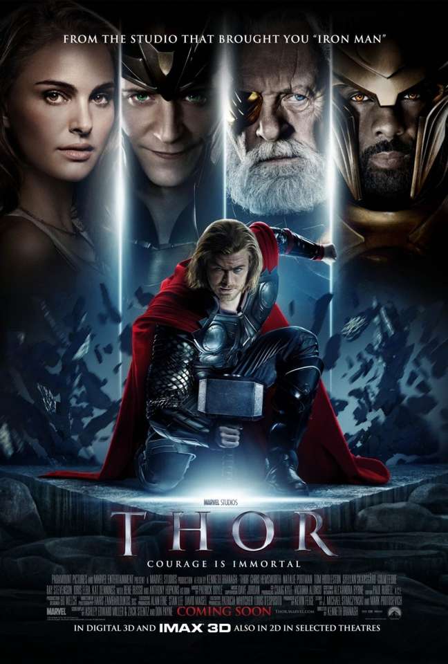 Thor, plakat filmowy puzzle online