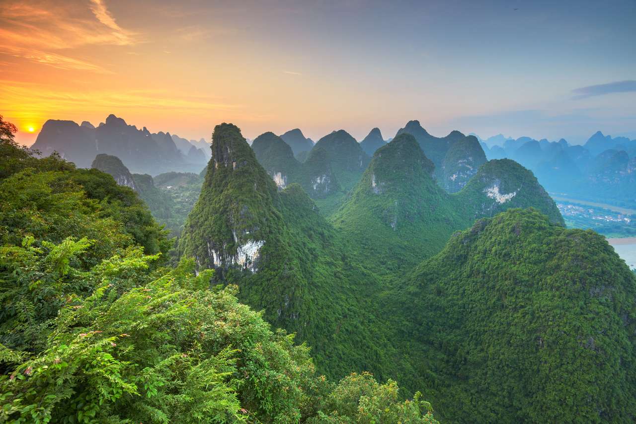Góry Krasowe w Chinach puzzle online
