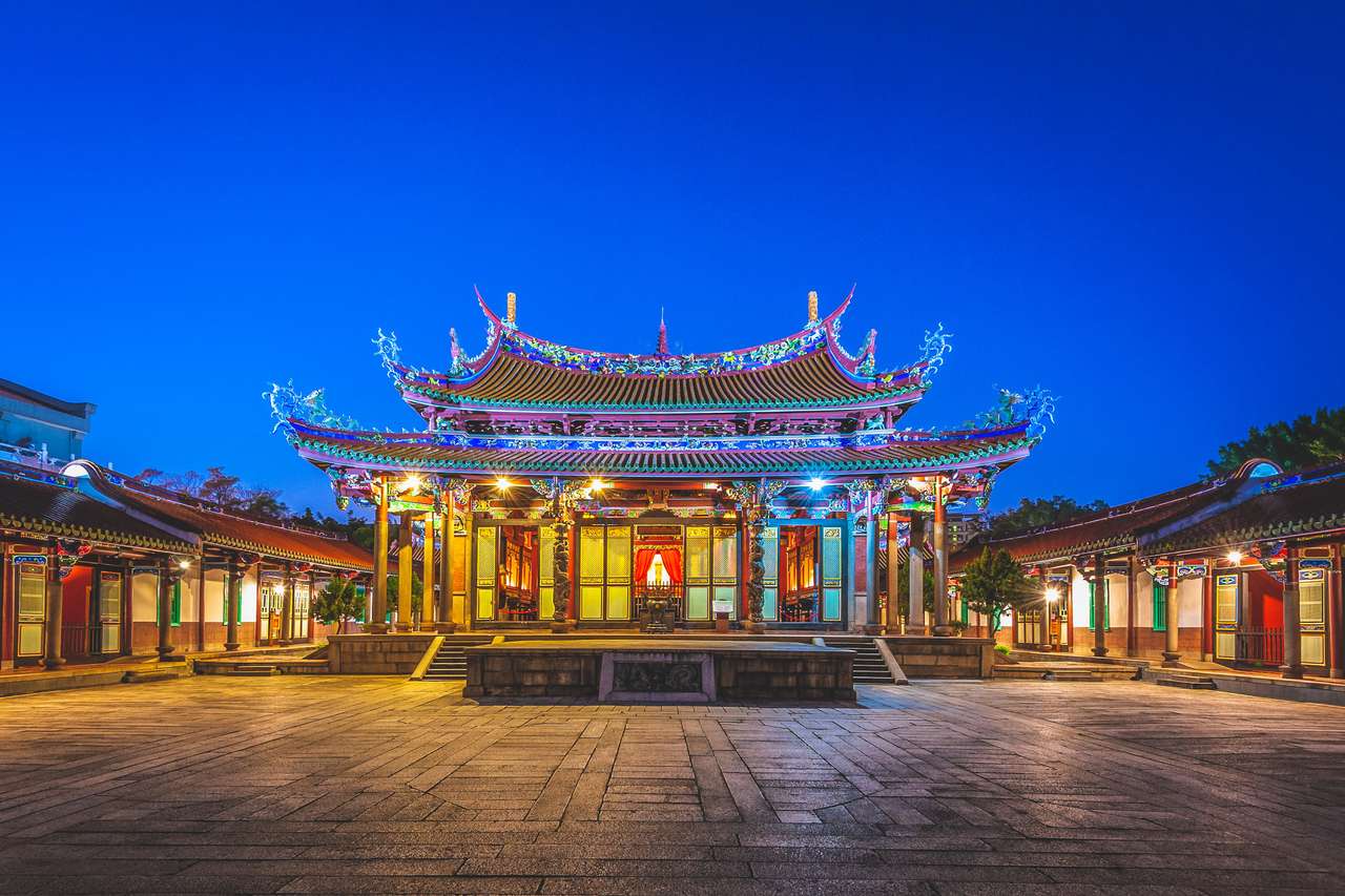 Świątynia w Tajpej na Tajwanie puzzle online