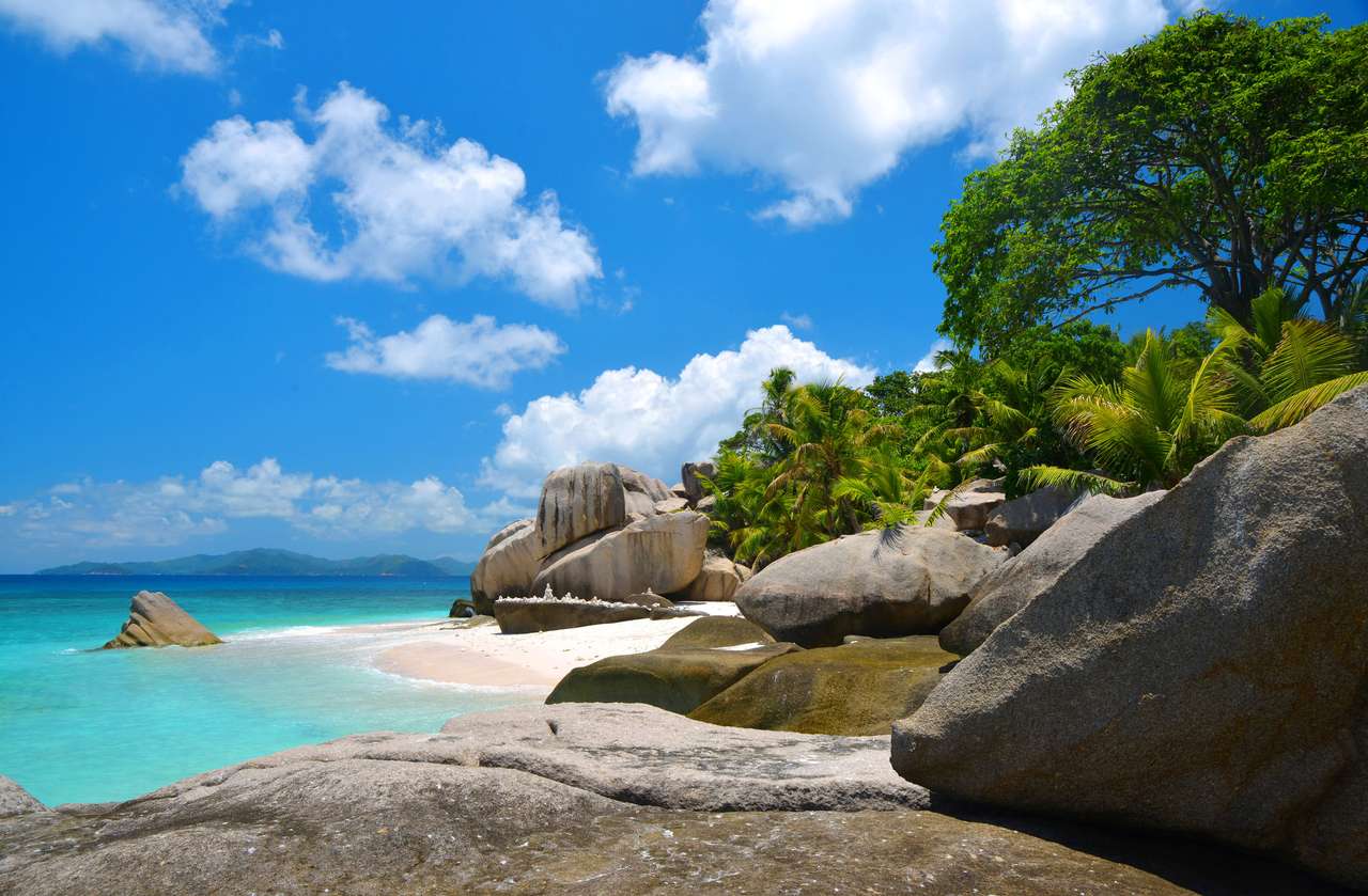 Wyspa Coco, La Digue, Seszele puzzle online