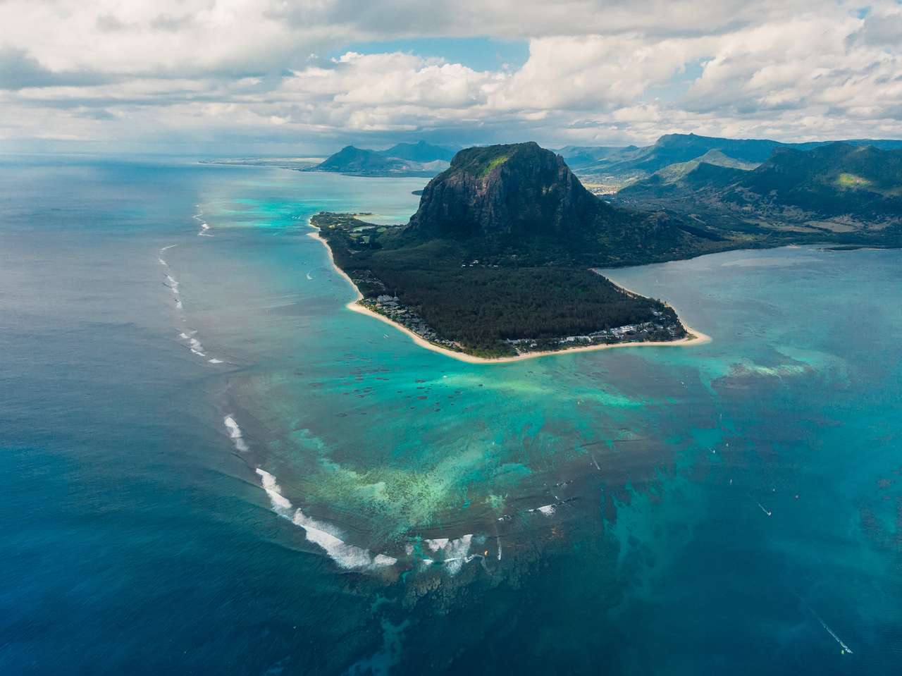 Panorama wyspy Mauritius puzzle online