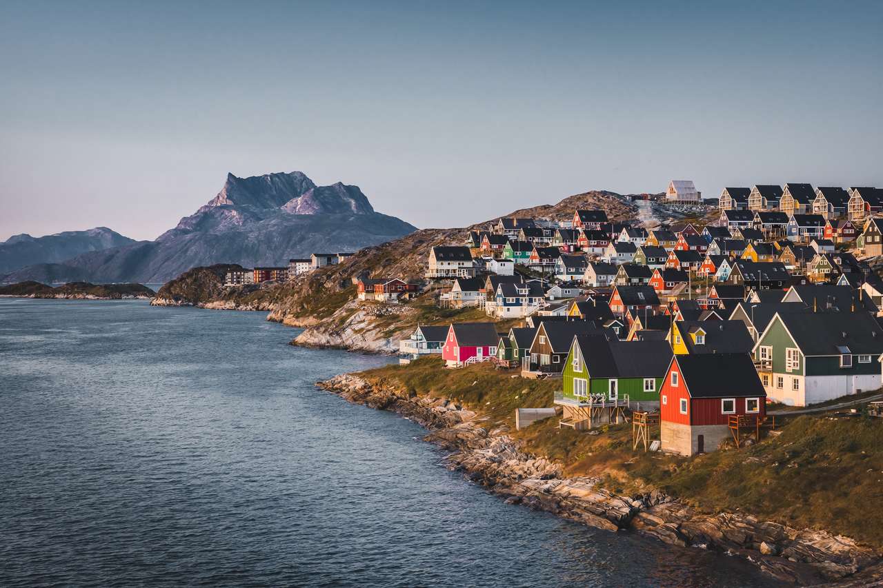 Nuuk, stolica Grenlandii puzzle online