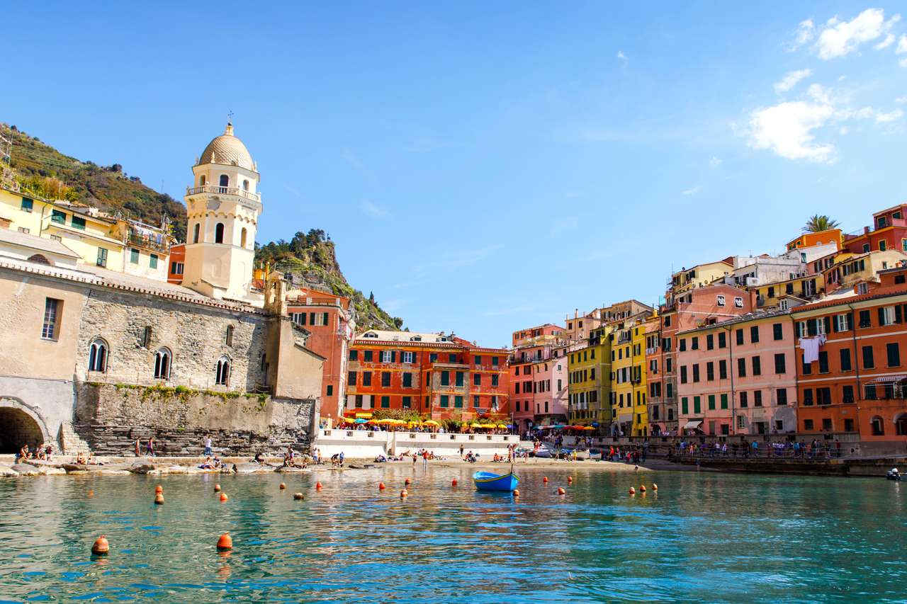 Liguria, Italia costa della Riviera puzzle