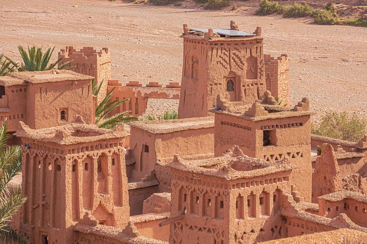 Ufortyfikowane wieże w Ajt Bin Haddu puzzle online