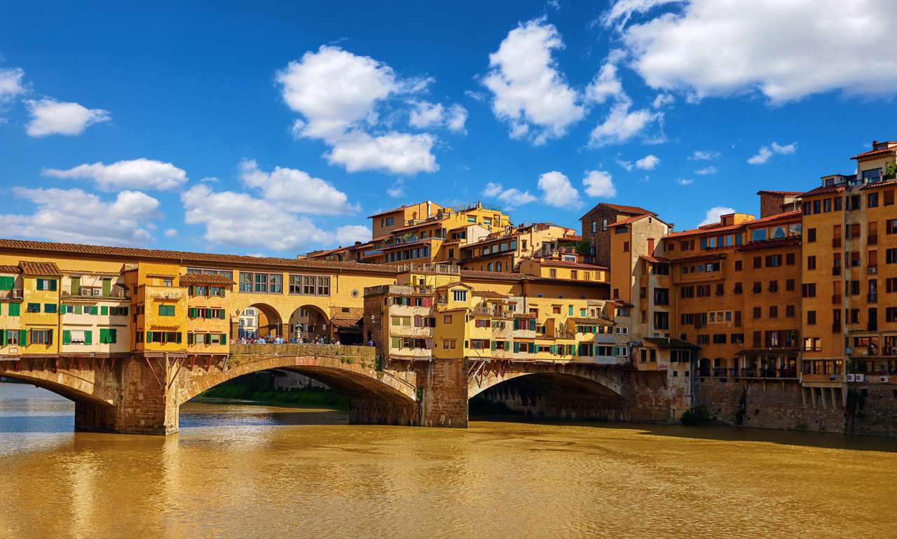 Ponte Vecchio nad rzeką Arno we Florencji puzzle online