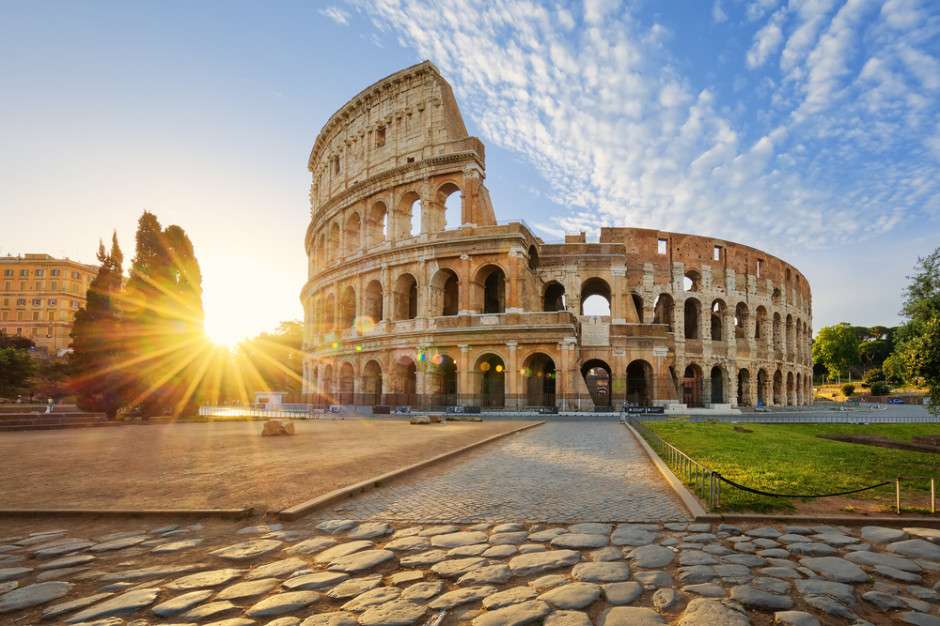Widok Koloseum w Rzymie puzzle online