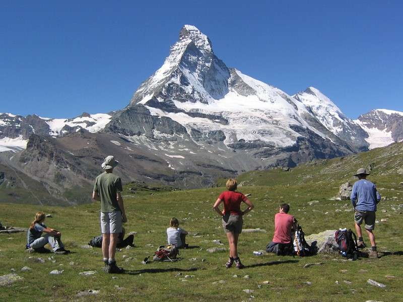 Widok na Matterhorn puzzle online