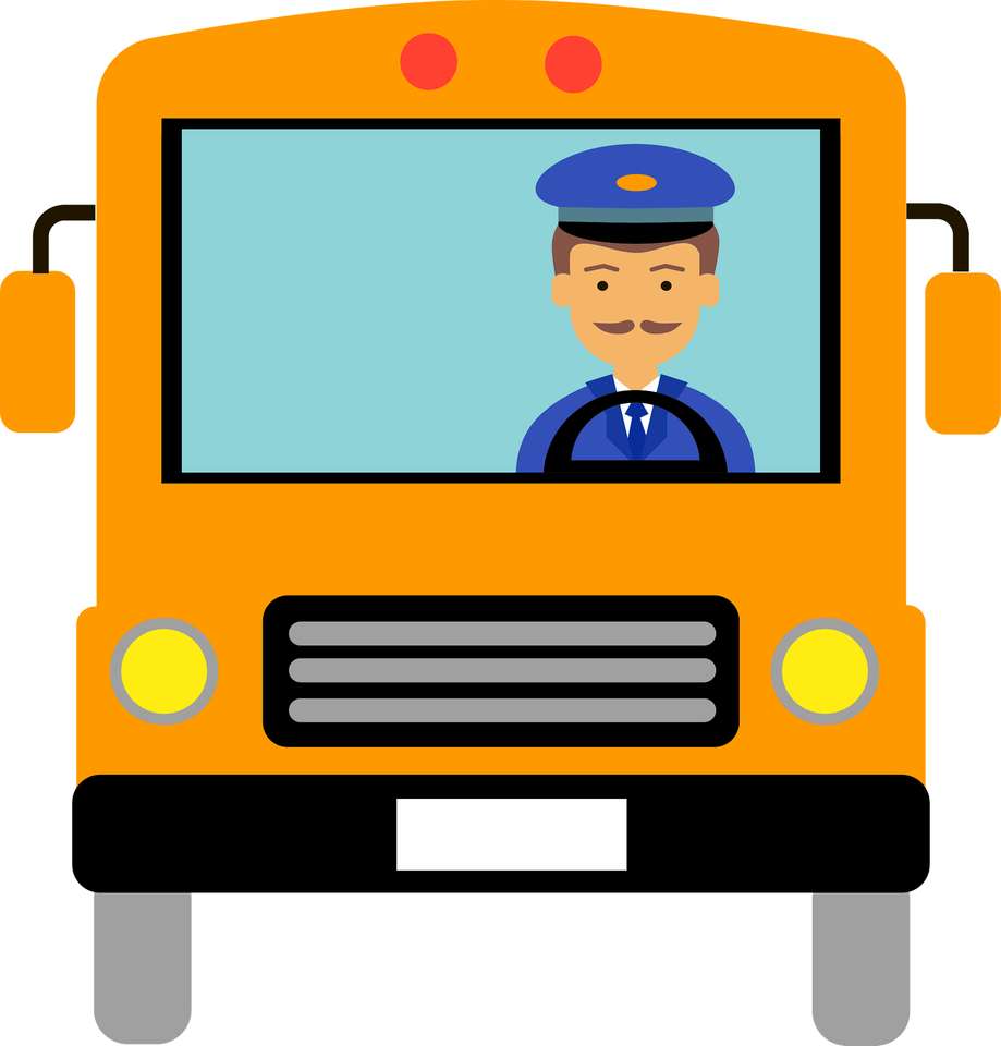 kierowca autobusu do przedszkola puzzle online