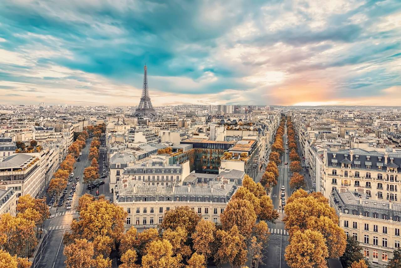 Wieża Eiffla w mieście Paryż puzzle online