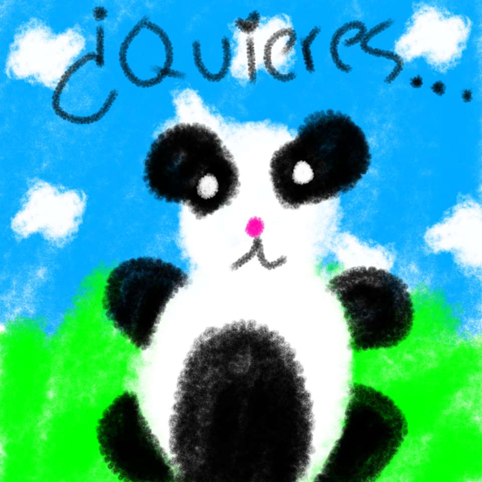 Panda czeka na Ciebie ze wskazówką! puzzle online