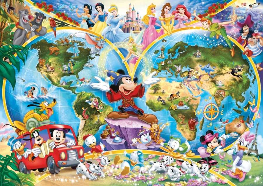 Desene animate Disney puzzle