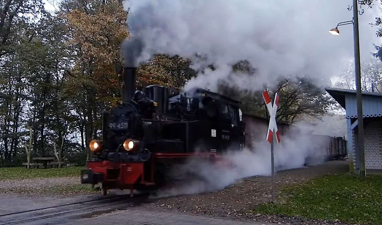 Pociąg parowy w Prignitz puzzle online
