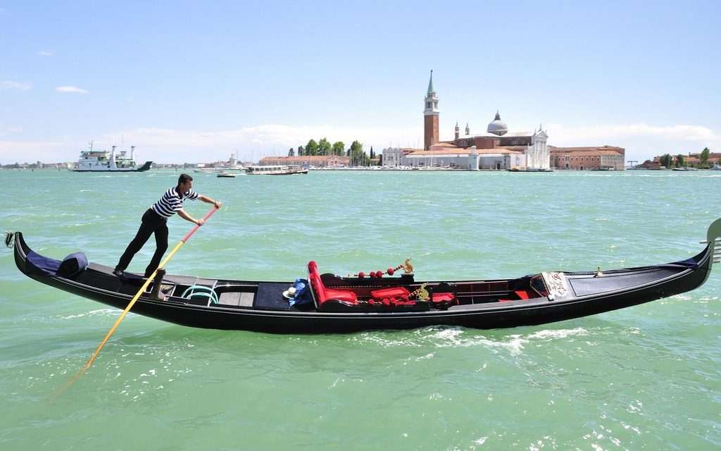 Gondola w Wenecji puzzle online