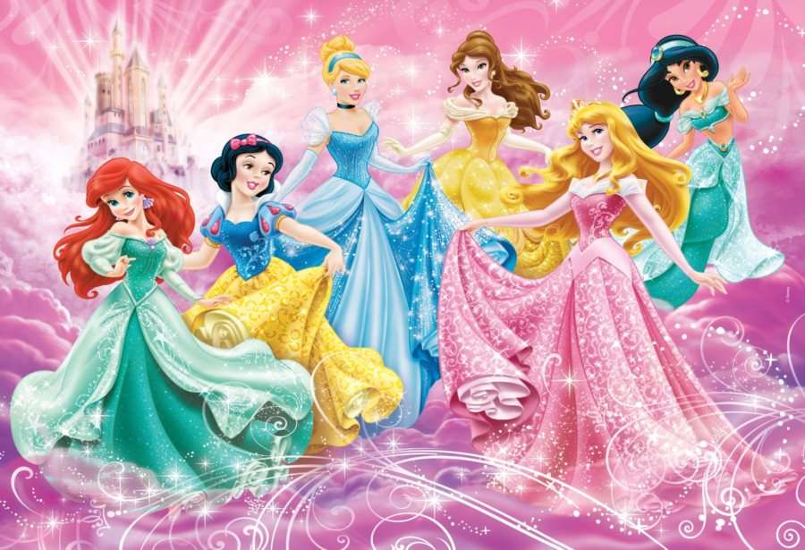 Księżniczki Disneya puzzle online