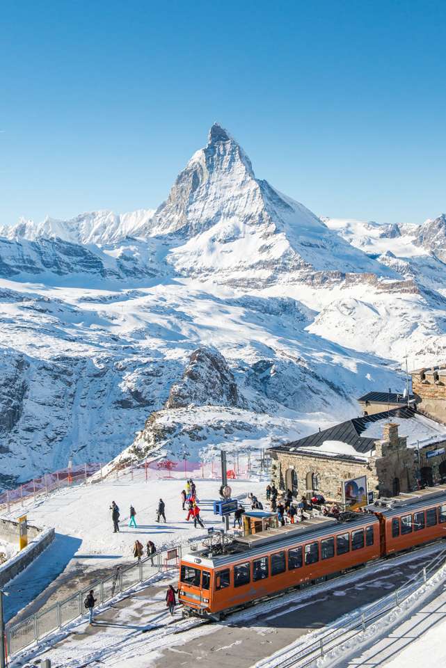 Szwajcaria Alpy Matterhorn puzzle online
