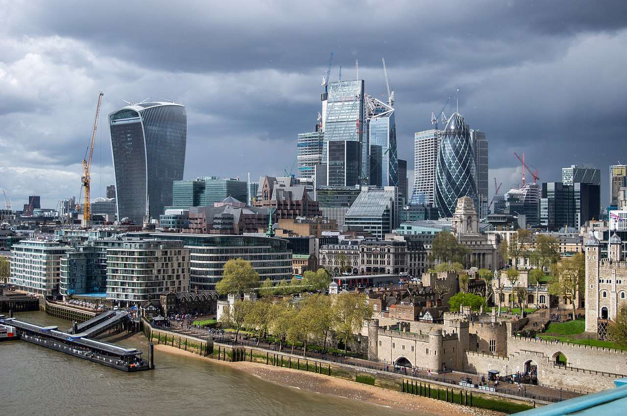 Londyn centrum miasta puzzle online