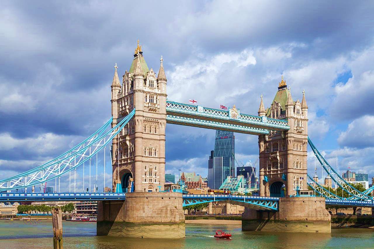 Londyn Tower Bridge puzzle online