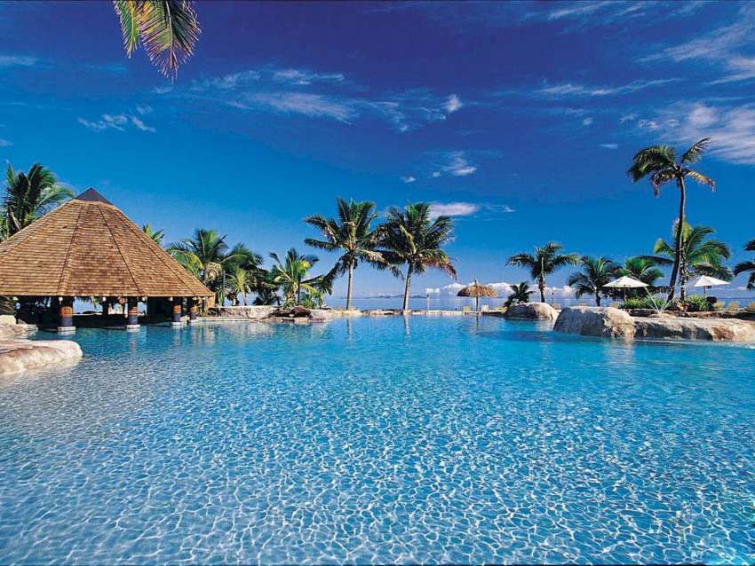 Kąpiel egzotyczna w Tropikach puzzle online