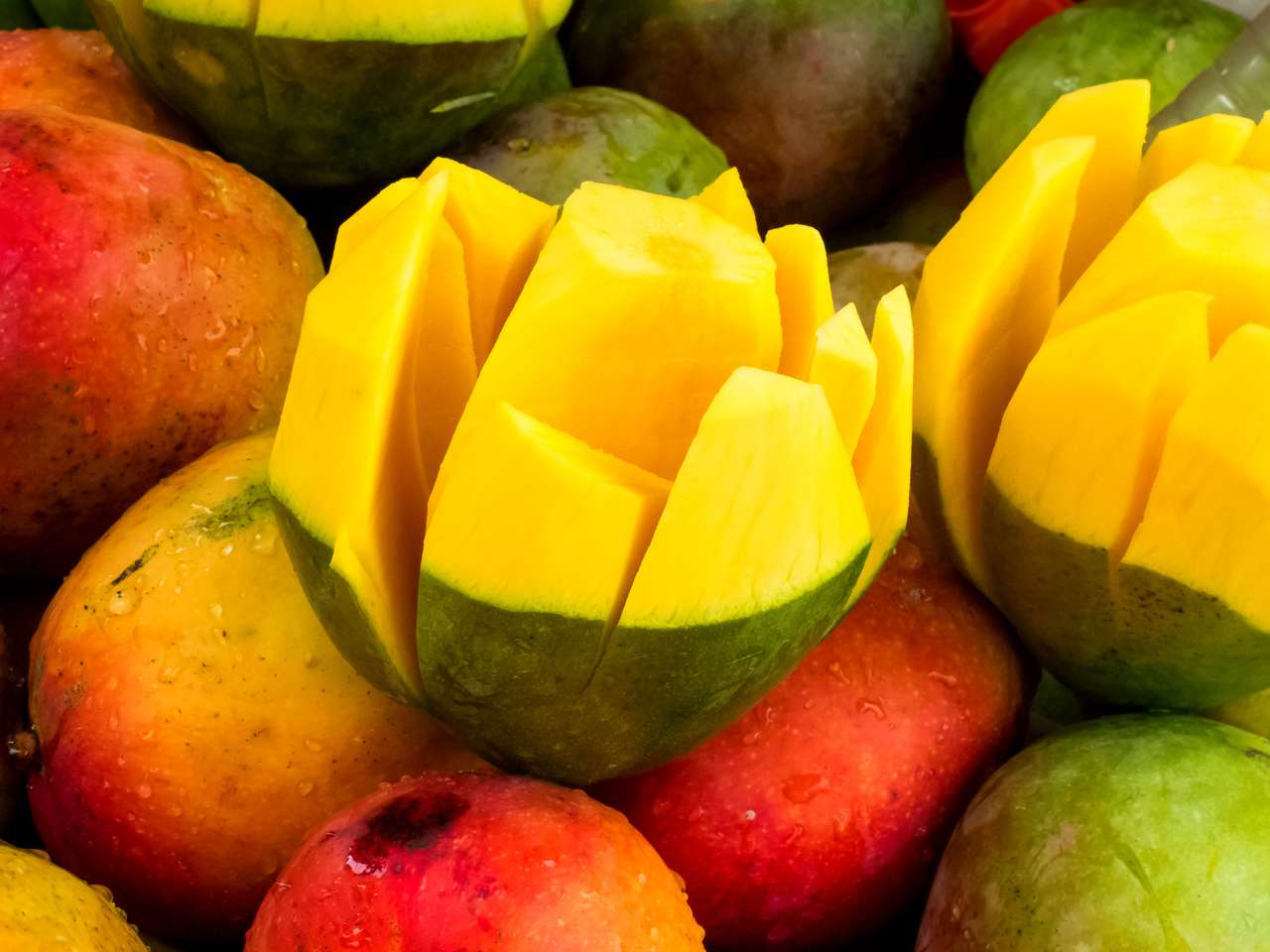 Tropikalne mango puzzle online