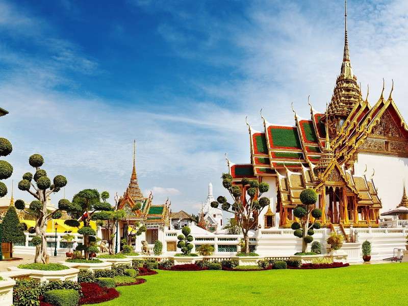 Wielki Pałac Królewski w Bangkoku puzzle online