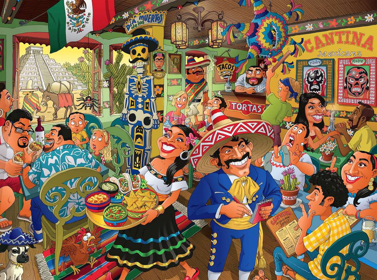 restauracja meksykańska puzzle online