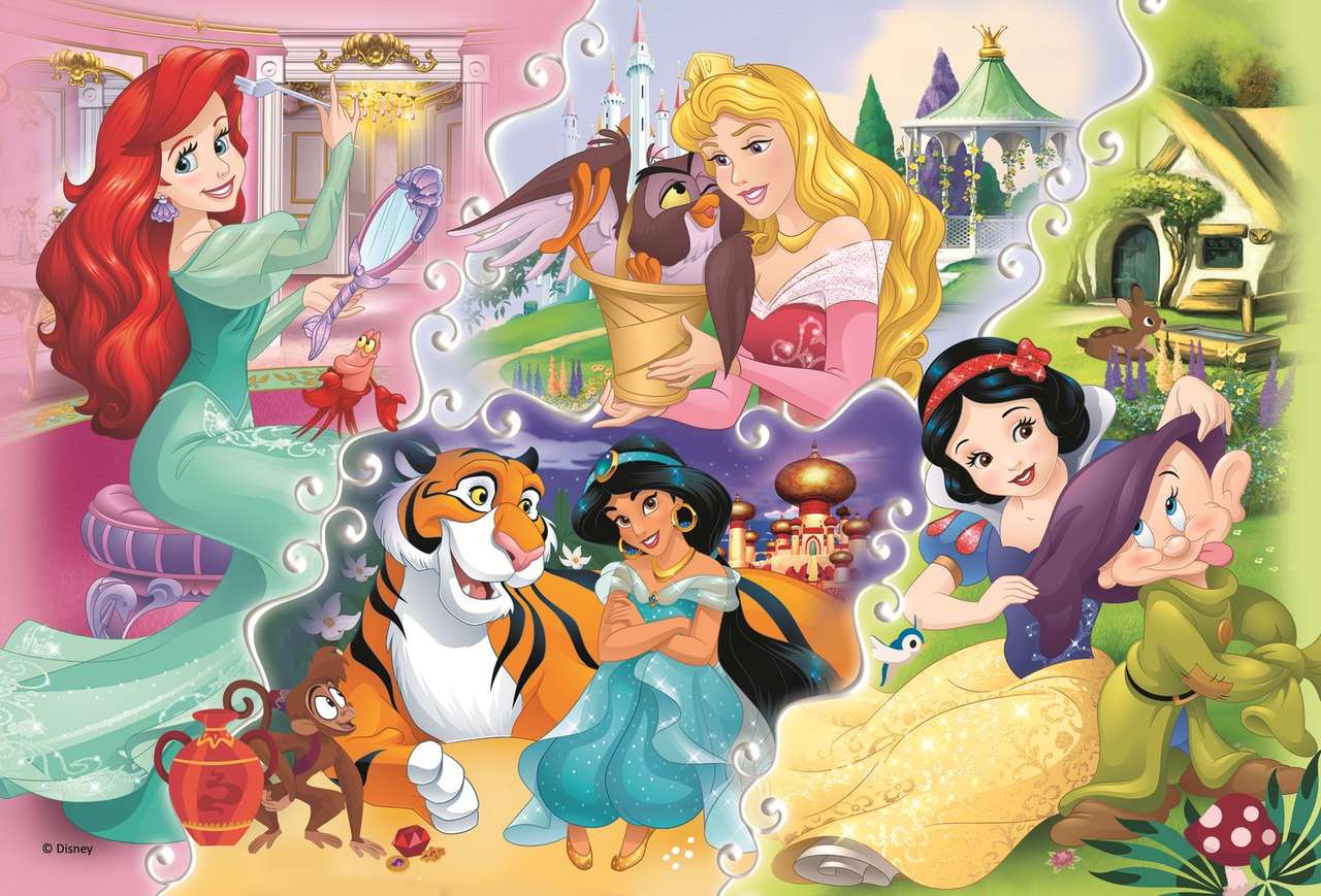 Postacie z bajek Disneya puzzle online