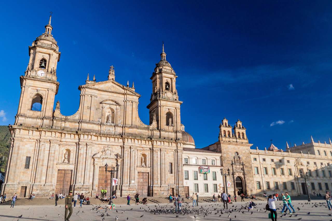 Katedra w centrum Bogoty puzzle online