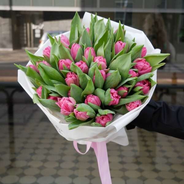 Duży bukiet tulipanów puzzle online