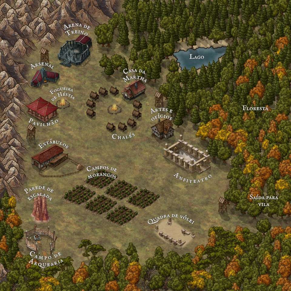 mapa obozu półkrwi puzzle online