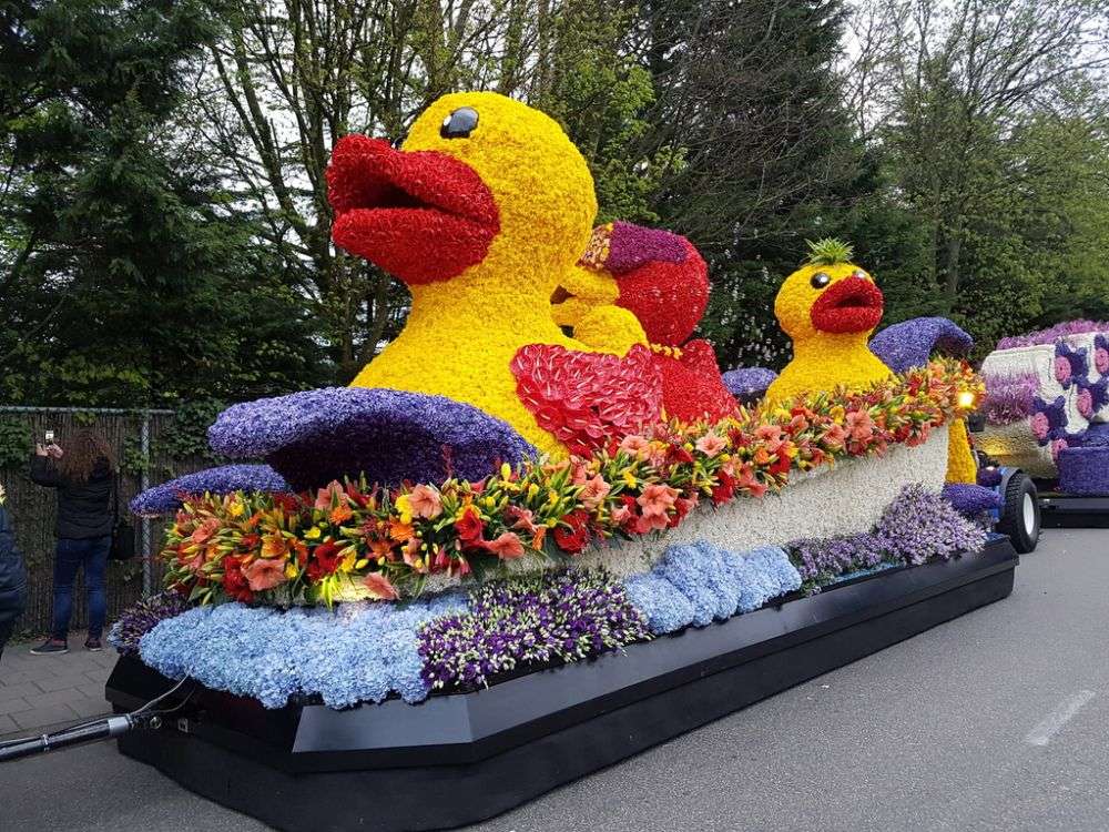 Parada kwiatów w Holandii puzzle online