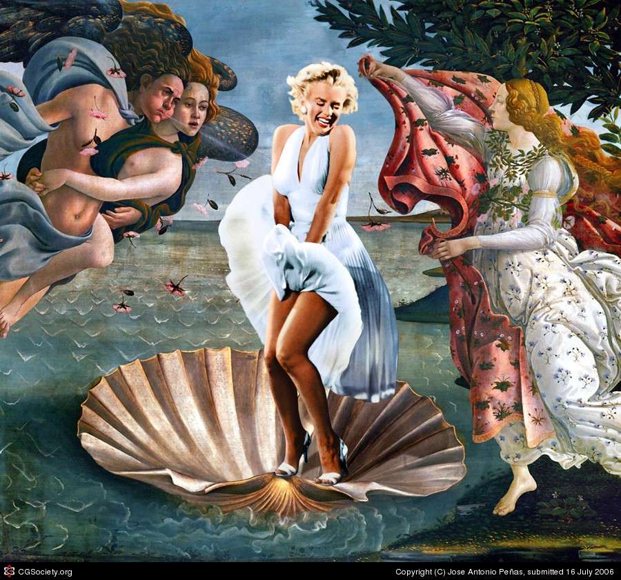 Obraz z Marilyn Monroe puzzle online