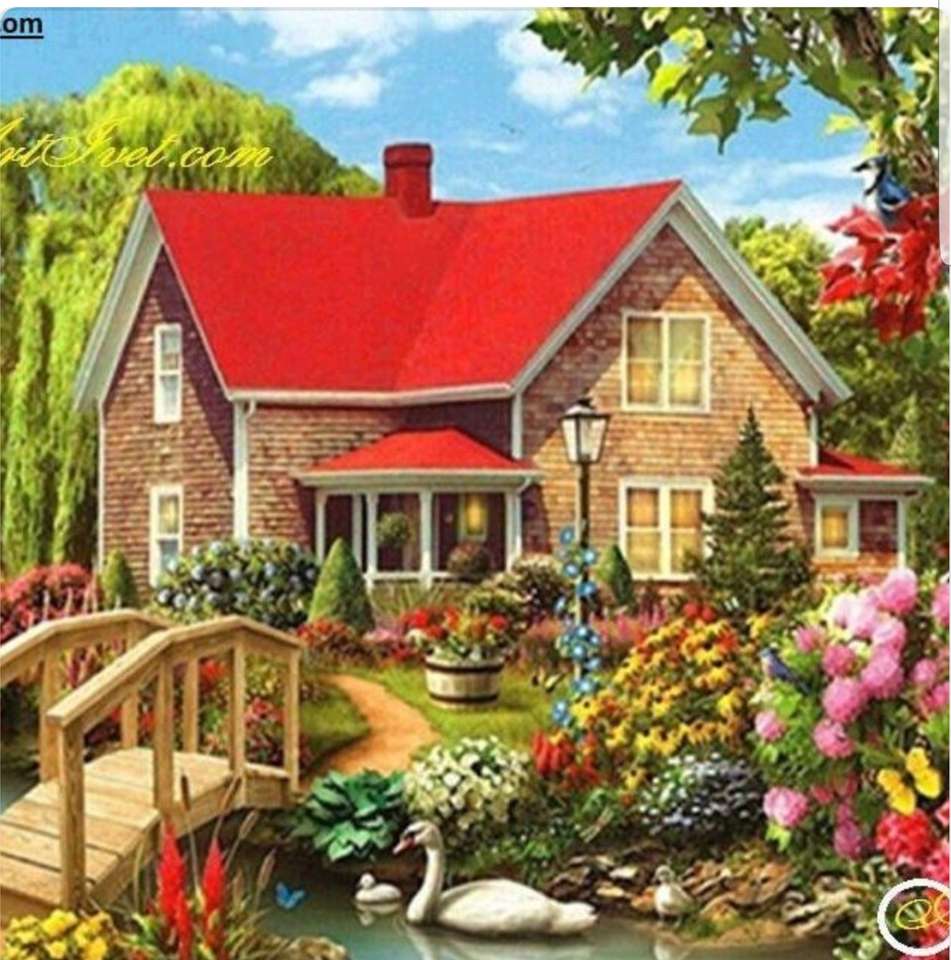 Lake house puzzle online