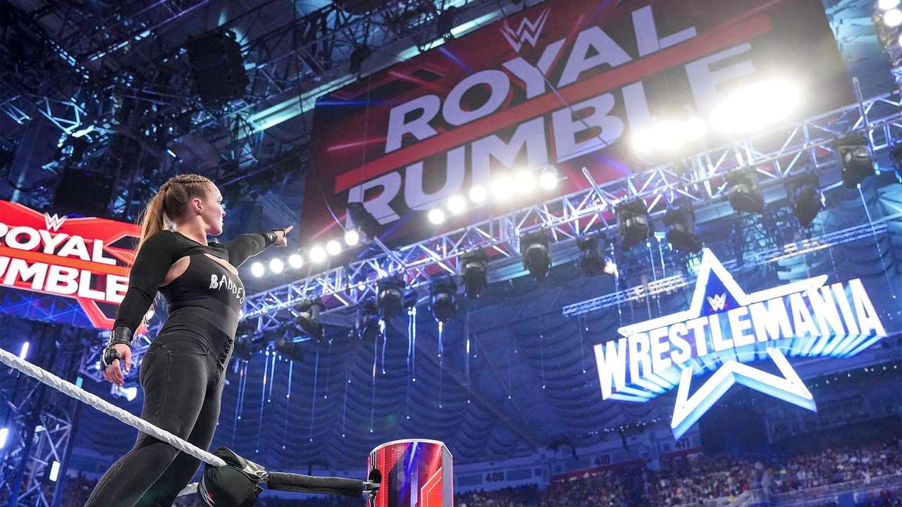 Ronda Rousey Zwycięzca Royal Rumble kobiet puzzle online