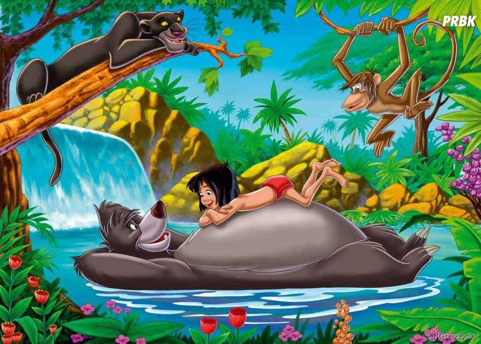 baloo i mowgli puzzle online