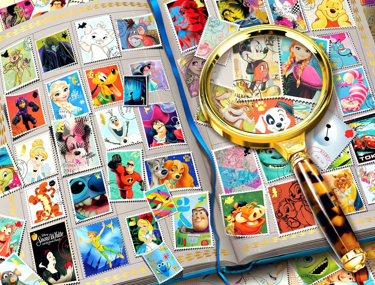 niezła kolekcja znaczków puzzle online