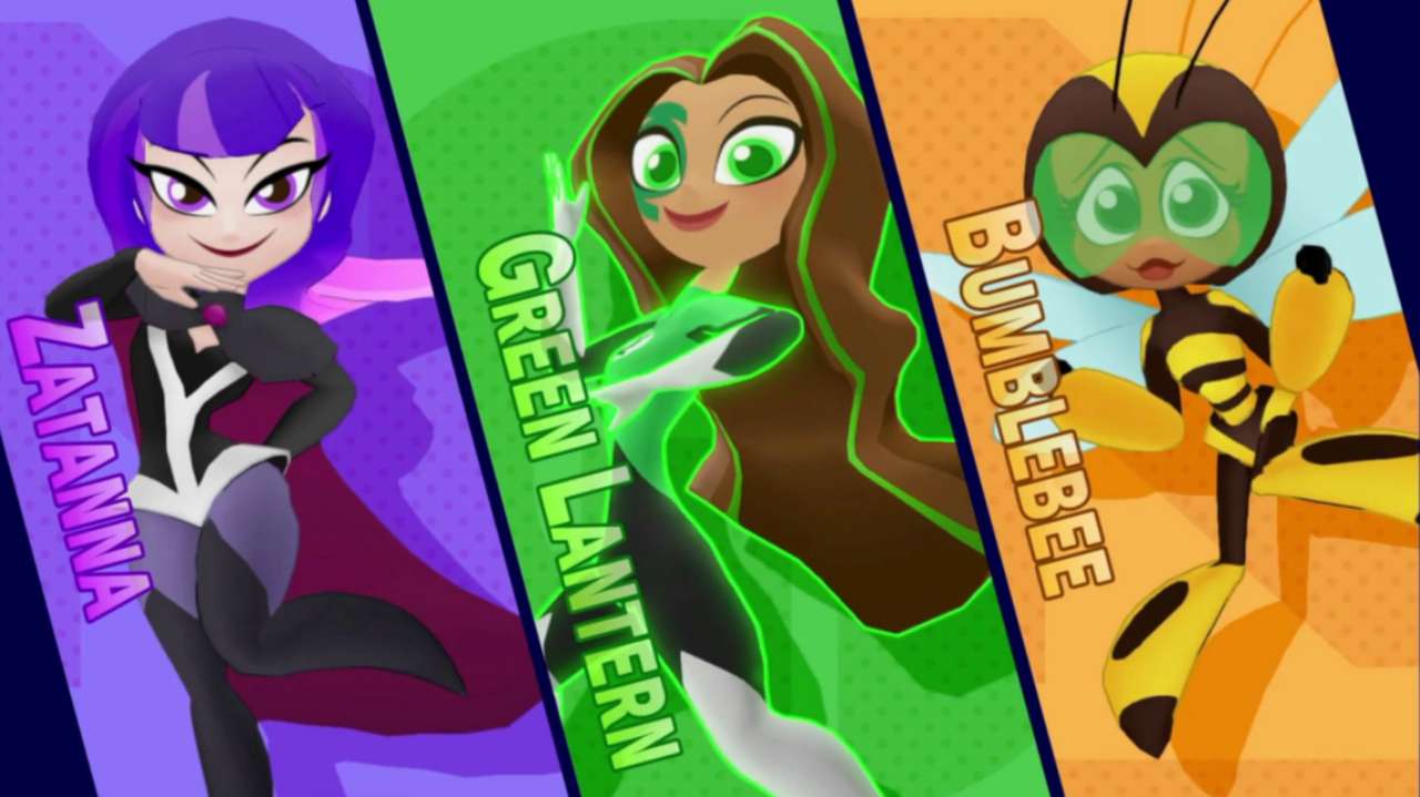 Trzy pomniejsze superbohaterki puzzle online