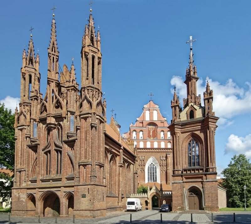 Kościół św. Anny w Wilnie puzzle online