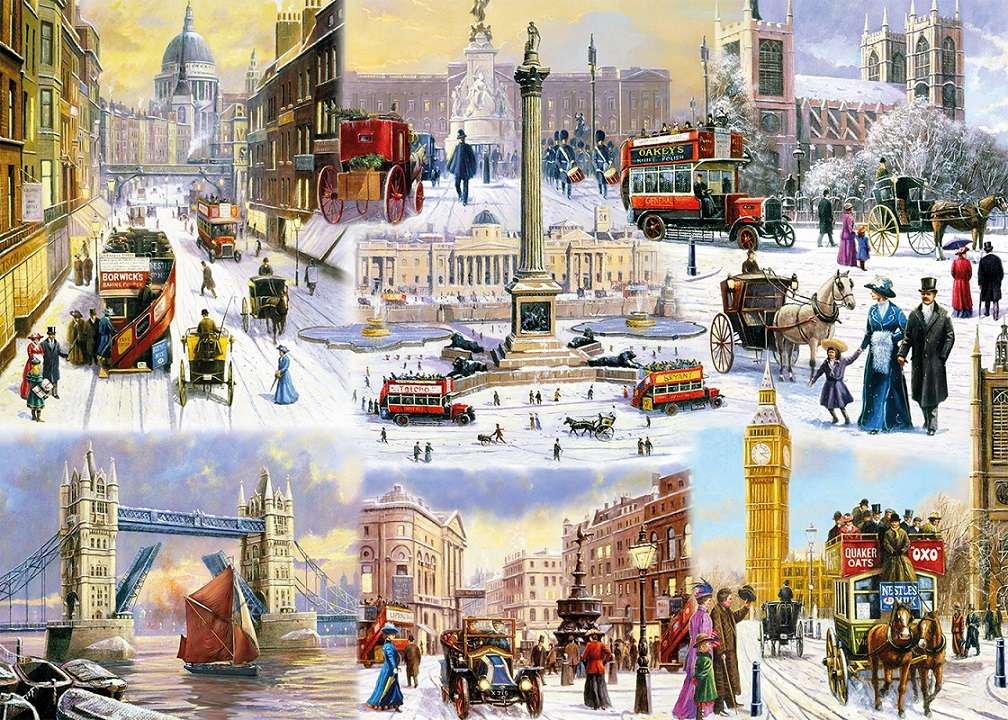 Zima w Londynie. puzzle online