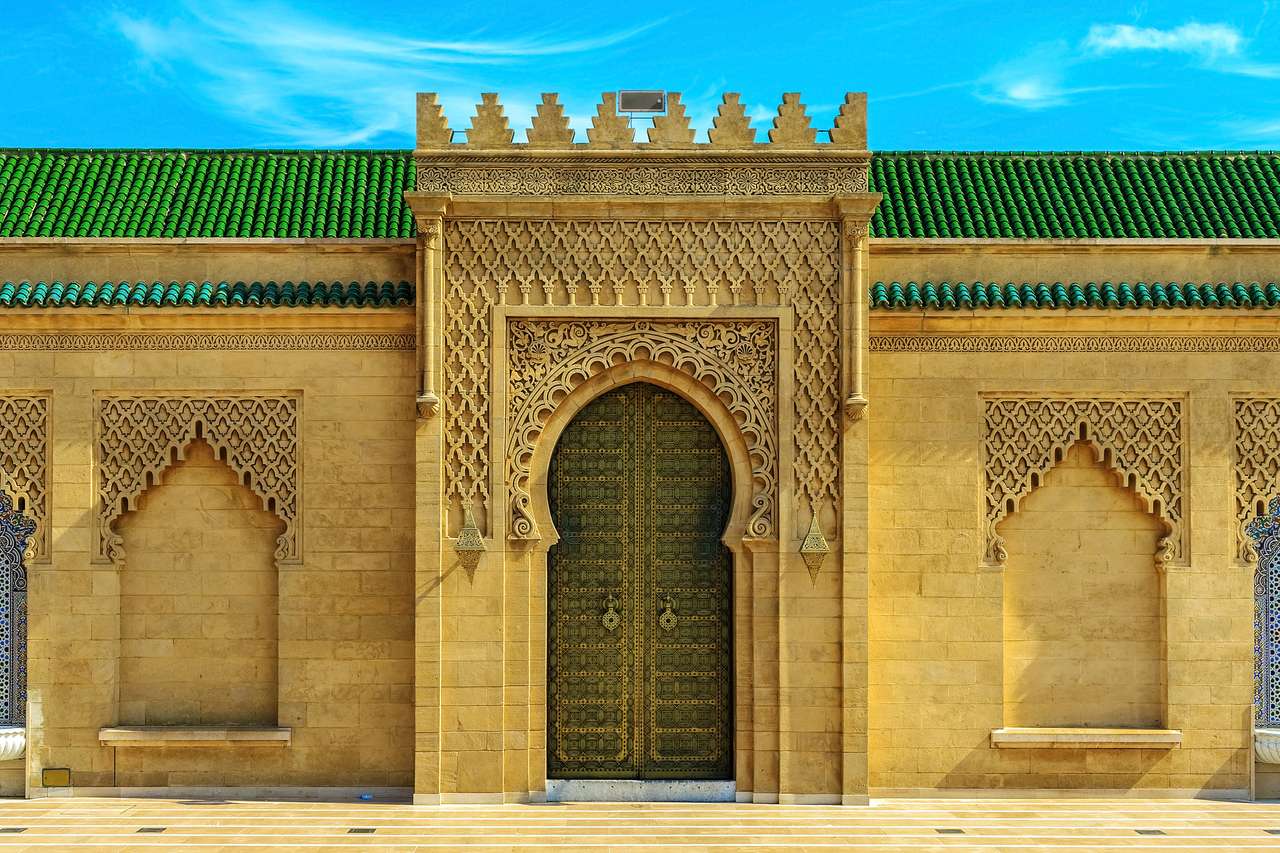 Drzwi w stylu marokańskim puzzle online