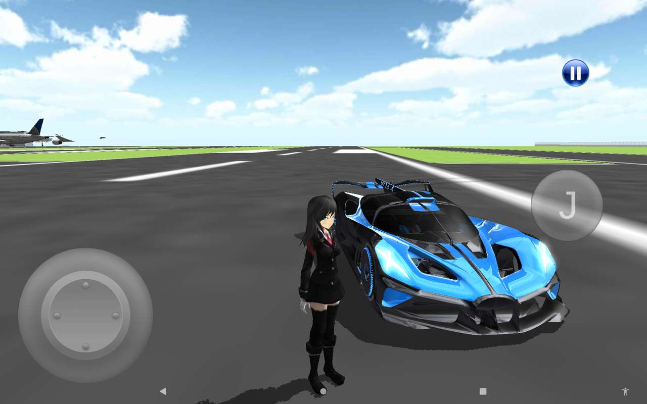 3d bolid klasy jazdy Bugatti puzzle online
