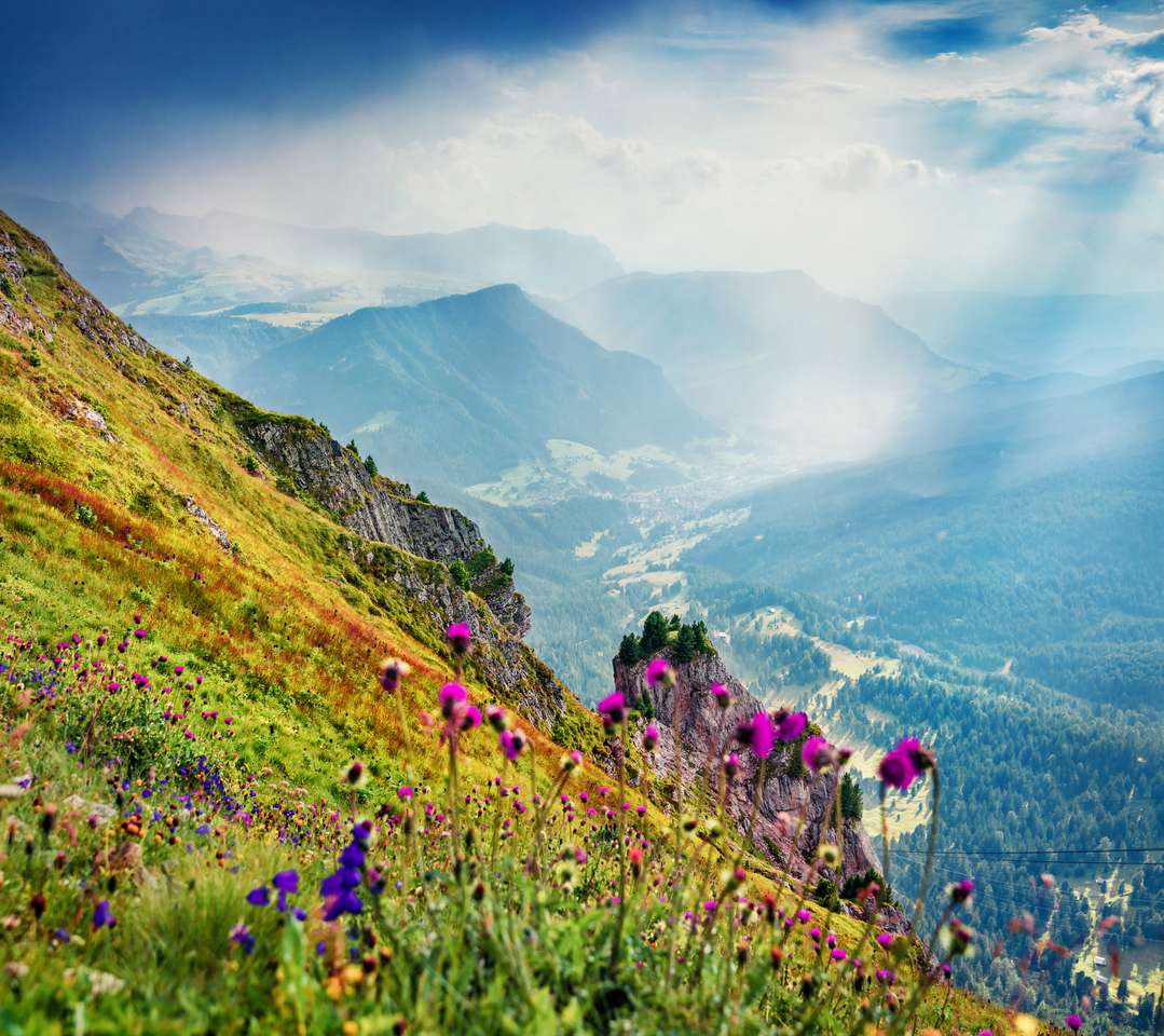 Alpy Dolomitów, Południowy Tyrol puzzle online
