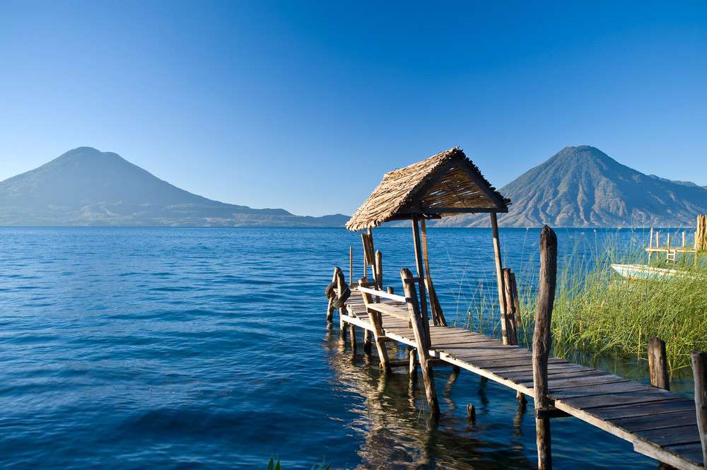 Jezioro Atitlan w Gwatemali puzzle online