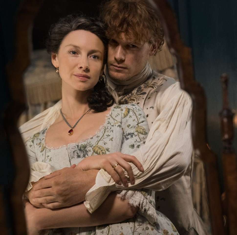 Cate i Jamie Fraser – Outlander puzzle online