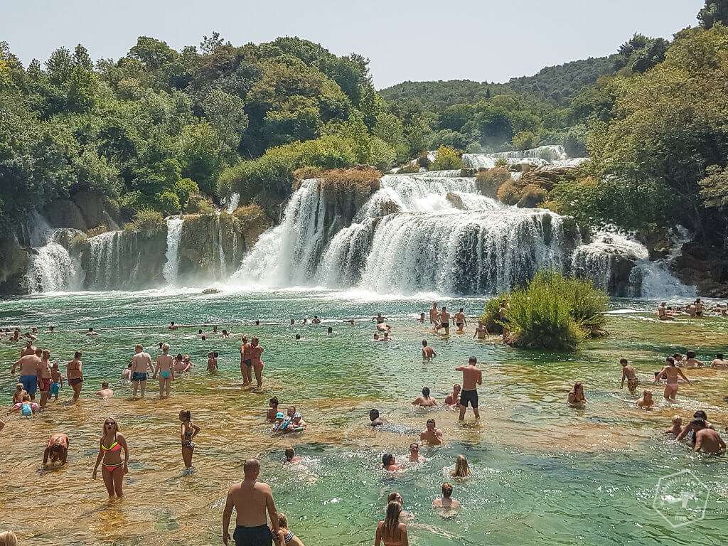 Wodospad Krka w Chorwacji puzzle online