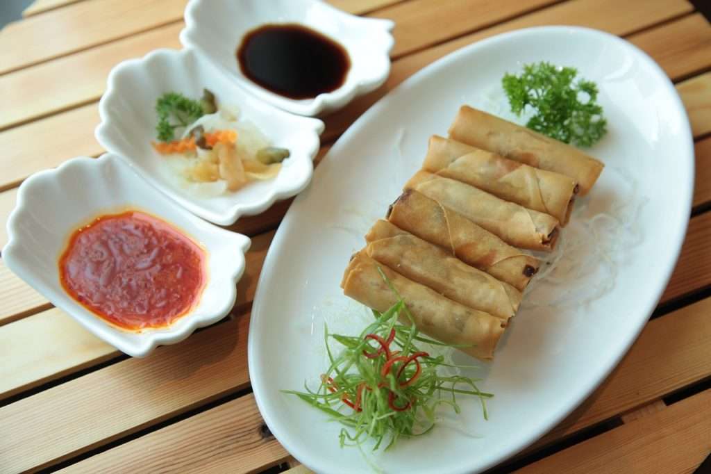 Vietnamesiskt kök - vårrullar pussel