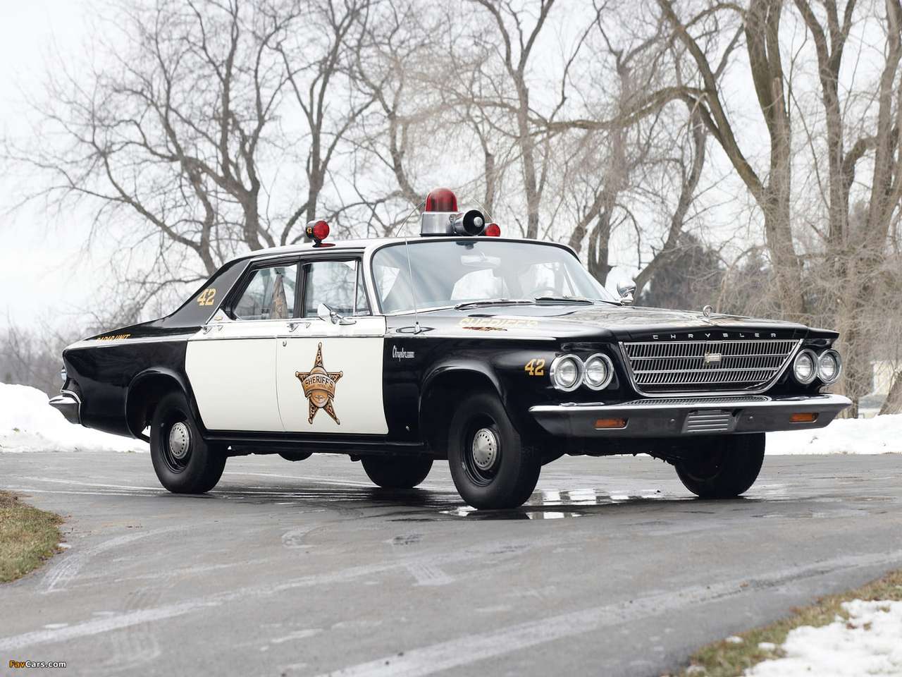 1963 Chrysler Newport policyjny krążownik puzzle online