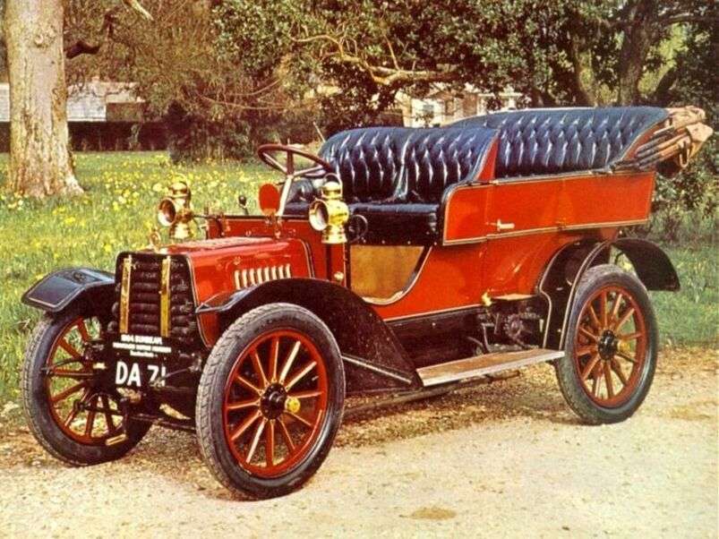 Sunbean samochód rok 1904 puzzle online