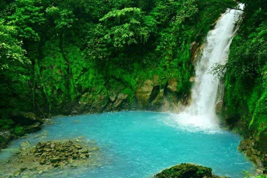 Wodospad La Fortuna mój kraj Kostaryka #13 puzzle online