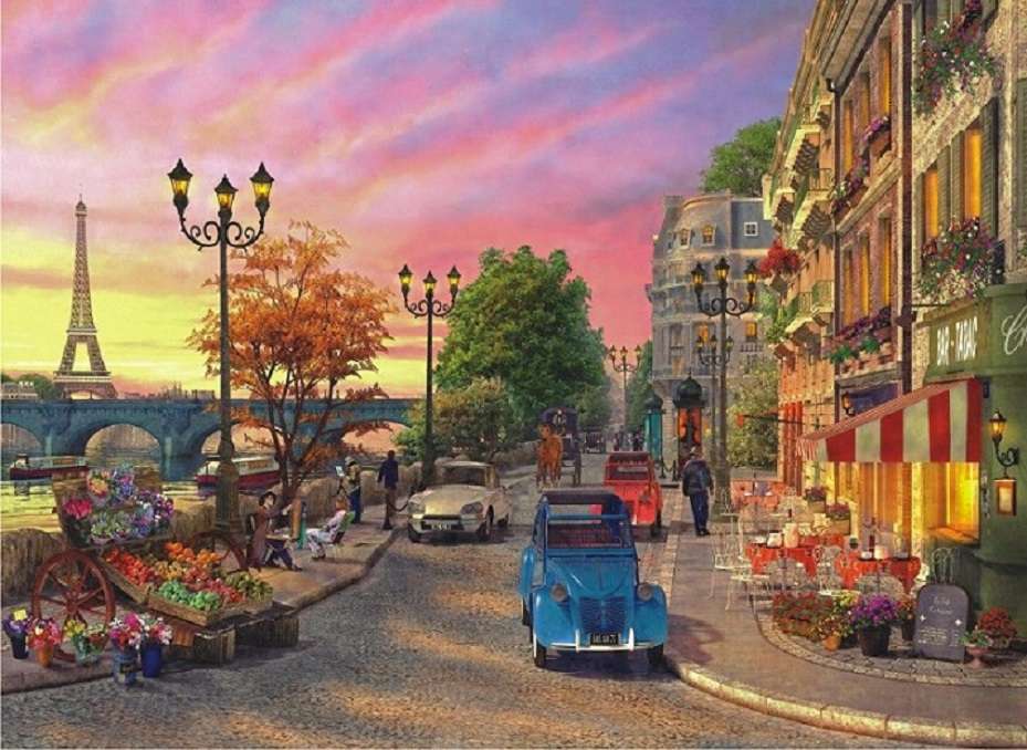 Sulla strada di Parigi. puzzle