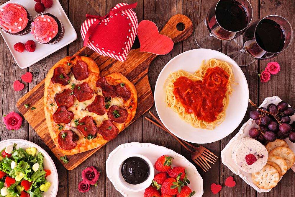 Potrawy na Walentynki puzzle online